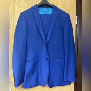 Renoir Mens Blue Suit